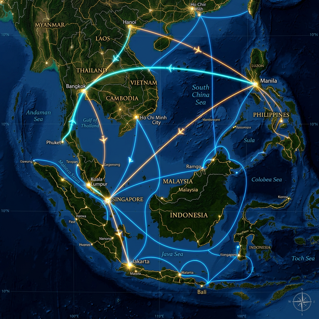 Southeast Asia Transportation Guide 2026: Flights vs Trains vs Buses